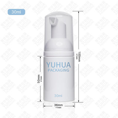 Συσκευασία από αφρό προσώπου 30ml με πλαστικό μπουκάλι για την περιποίηση του δέρματος