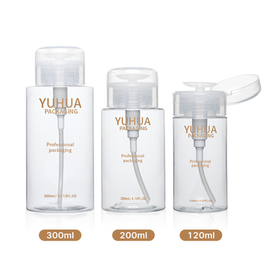 τα πλαστικά συσκευάζοντας μπουκάλια 200ml 300ml Makeup καθαρίζουν το μπουκάλι της PET απαλλαγής αντλιών Τύπου