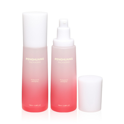 Στρογγυλό καθορισμένο Hyaluronic όξινο γυαλί Skincare μπουκαλιών μορφής καλλυντικό