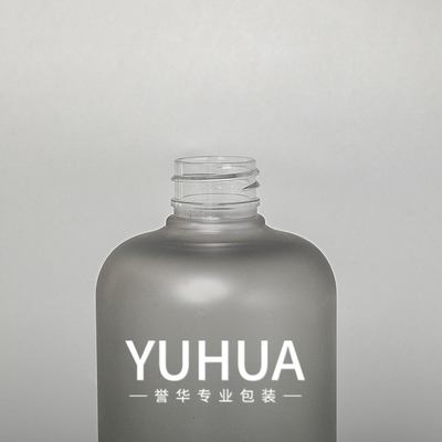 Γκρι πλαστικά μπουκάλια συσκευασίας 500ml Body Care Frosted Recycling