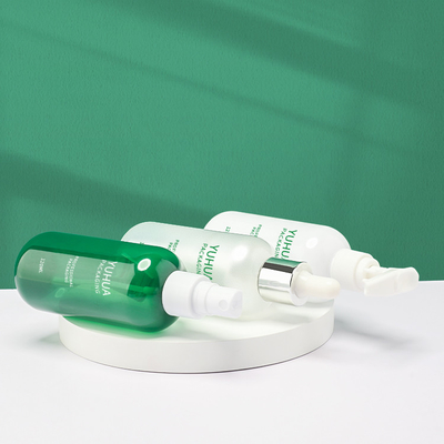 Dropper 120ML 150ml πράσινη πλαστική συσκευασία κρέμας λοσιόν εκτύπωσης οθόνης μεταξιού μπουκαλιών