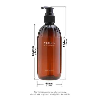 Skincare που συσκευάζει το πλαστικό μπουκάλι 300ml ψεκασμού γύρω από την εκτύπωση οθόνης