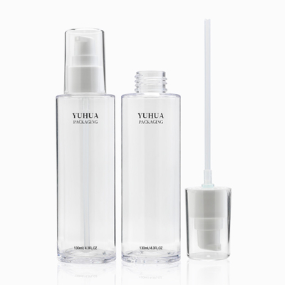 το πλαστικό μπουκάλι λοσιόν 100ml 130ml 150ml πάγωσε το διαφανή κύλινδρο γύρω από το μπουκάλι με την αντλία