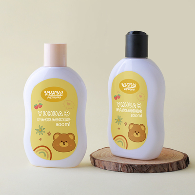 200 ml Χρωματιστές πλαστικές κενές φιάλες σαμπουάν και conditioner