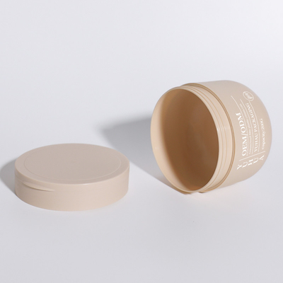 OEM ODM Διπλό τοίχωμα πλαστικό βάζο κρέμα 200ml κενό στρογγυλό PP ματ μάσκα φροντίδας μαλλιών δοχείο βάζο