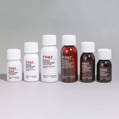 40 ml 60 ml 100 ml Προσαρμοσμένο πλαστικό μπουκάλι με καπάκι βίδας για χάπια Βιταμίνες και κάψουλες