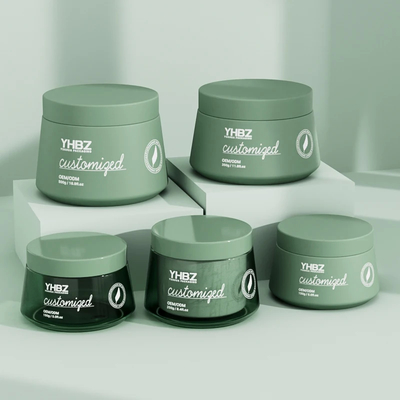 Ματ πλαστικό βάζο κρέμας 150ml 250ml 350ml 500ml Κενά δοχεία κρέμας