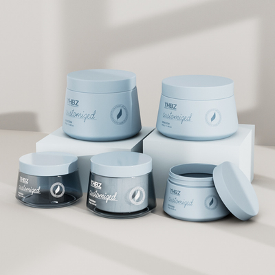 Ματ πλαστικό βάζο κρέμας 150ml 250ml 350ml 500ml Κενά δοχεία κρέμας