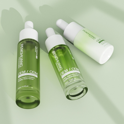 5ml 10ml 15ml γυάλινο ορό σταγονίδια μπουκάλια γυάλινο μπουκάλι για το οξύ