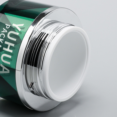 50G πλαστικές συσκευαζόμενες φιάλες Luxuyr κενές ακρυλικές πλαστικές κρέμες φιάλες με καπάκι