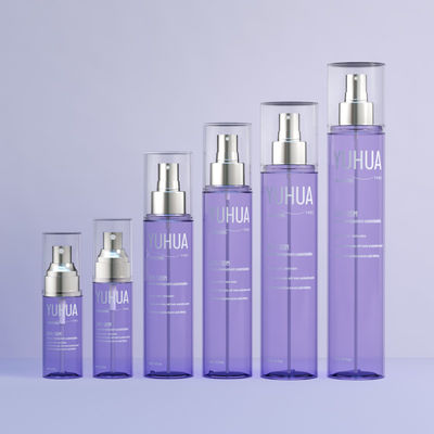 Premium Custom 40ml-300ml PET Plastic Mist Spray Bottle with Electroplated Surface and Fine Mist Sprayer for Cosmetic Use