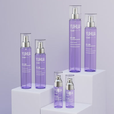 Premium Custom 40ml-300ml PET Plastic Mist Spray Bottle with Electroplated Surface and Fine Mist Sprayer for Cosmetic Use