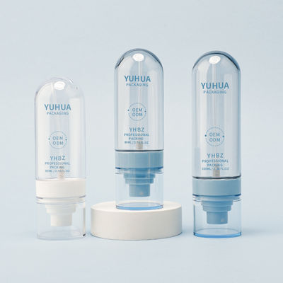 Στρογγυλό πλαστικό μπουκάλι ψεκασμού χωρητικότητα 30ml Λογότυπο ως απαίτηση σας 50ml 60ml 80ml