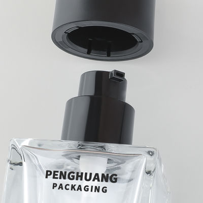 Clear Liquid Foundation Bottles 30ml Capacity Press Serum Pump for Precise and Controlled Dispensing