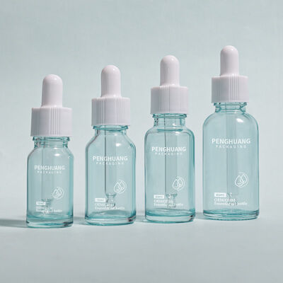 Ετικέτα Custom Round Serum Oil Bottle Ανθεκτικό σχεδιασμό για αιθέρια έλαια Προστασία του δέρματος και συσκευασία καλλυντικών