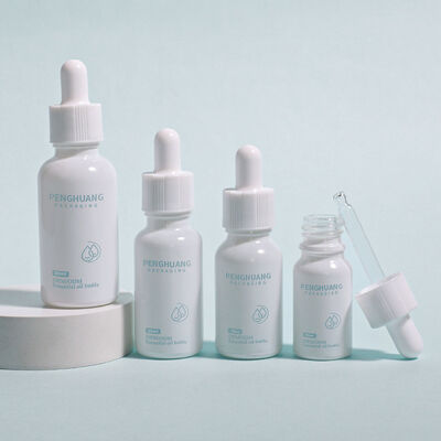 Ετικέτα Custom Round Serum Oil Bottle Ανθεκτικό σχεδιασμό για αιθέρια έλαια Προστασία του δέρματος και συσκευασία καλλυντικών