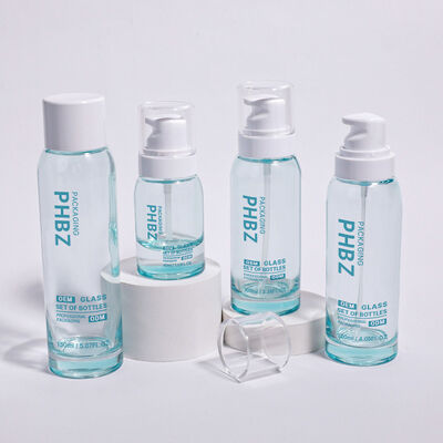 ODM OEM Δέχεται στρογγυλό Φιάλο συσκευασίας πολυτελών καλλυντικών κατάλληλο για υψηλής ποιότητας κρέμες ορούς και άλλα απαραίτητα προϊόντα ομορφιάς