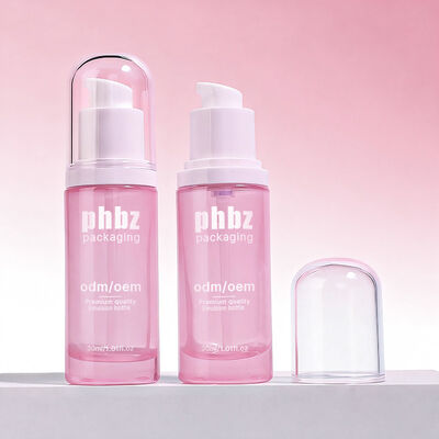 Γυάλινα μπουκάλια για λοσιόν γυαλί με εξαρτήματα αντλίας