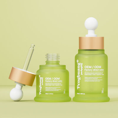 Μπουκάλι ορού αιθέριου ελαίου με εκτύπωση θερμής σφράγισης που προσφέρει κομψή συσκευασία καλλυντικών και ελκυστικότητα προϊόντων περιποίησης δέρματος