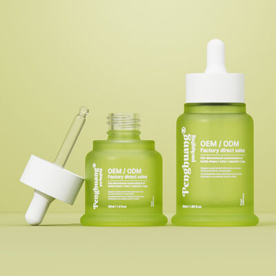 Μπουκάλι ορού αιθέριου ελαίου με εκτύπωση θερμής σφράγισης που προσφέρει κομψή συσκευασία καλλυντικών και ελκυστικότητα προϊόντων περιποίησης δέρματος