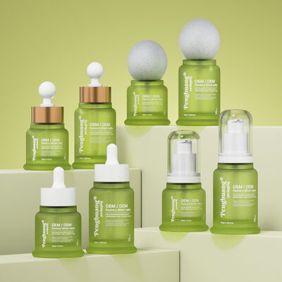 Μπουκάλι ορού αιθέριου ελαίου με εκτύπωση θερμής σφράγισης που προσφέρει κομψή συσκευασία καλλυντικών και ελκυστικότητα προϊόντων περιποίησης δέρματος