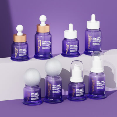 Ορό πετρελαίου ορό και υαλοπίνακα μπουκάλι σταγονίδια δωρεάν δείγμα μπορεί να παρέχεται λύση συσκευασίας για αιθέρια έλαια ορούς και καλλυντικά υγρά