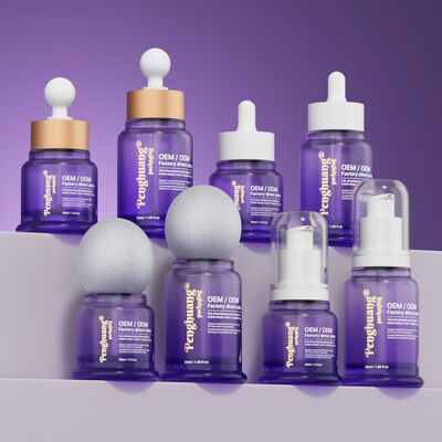 Ορό πετρελαίου ορό και υαλοπίνακα μπουκάλι σταγονίδια δωρεάν δείγμα μπορεί να παρέχεται λύση συσκευασίας για αιθέρια έλαια ορούς και καλλυντικά υγρά