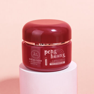 Luxury cosmetics packaging bottle offering Coated Surface Handling suitable for cosmetic cream and skincare containers