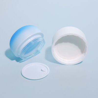 Κοσμητική συσκευασία Σετ με γυάλινα καλλυντικά μπουκάλια χρυσό καπάκι κρέμα βάζα λοσιόν μπουκάλια προσαρμόσιμη συσκευασία και πολλαπλά μεγέθη