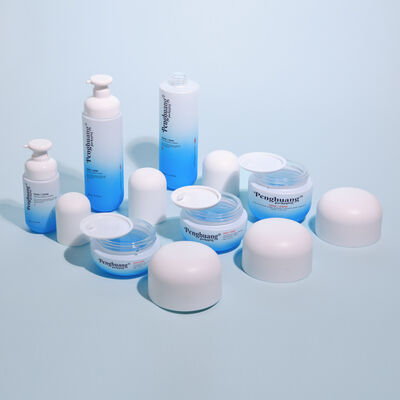 Σετ γυάλινων συσκευασιών καλλυντικών με επιφανειακή επεξεργασία μεταξοτυπίας με προσαρμοσμένο λογότυπο και εξατομίκευση χρώματος