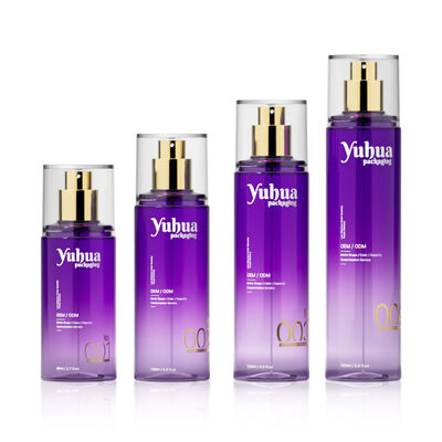 Κοσμητικά συσκευαζόμενα πλαστικά μπουκάλια με προσαρμοσμένο λογότυπο