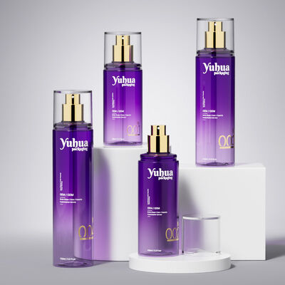 Κοσμητικά συσκευαζόμενα πλαστικά μπουκάλια με προσαρμοσμένο λογότυπο