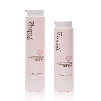 Φιάλη συσκευασίας καλλυντικών πολυτελείας με θερμοτυπία Προσαρμοσμένη συσκευασία σχεδιασμένη για την παρουσίαση καλλυντικών και προϊόντων περιποίησης δέρματος