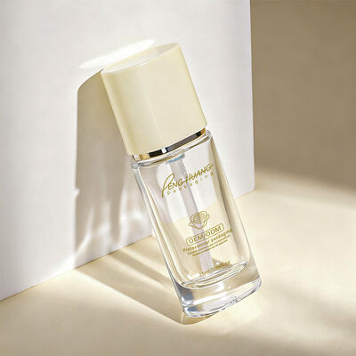 Liquid Foundation Bottles glass cosmetic packaging set with 30ml capacity customizable printing and durable airtight leak proof design