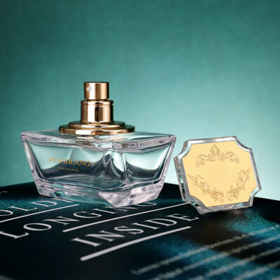 Δοχείο λαδιού-ορού OEM με πώμα από μπαμπού, χρυσό/ασημί, προσαρμόσιμη συσκευασία για αιθέρια έλαια, καλλυντικά, περιποίηση δέρματος