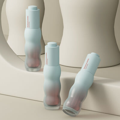 Ecofriendly serum oil bottle featuring aluminum and plastic PP collar material suitable for essential oils cosmetic skincare packaging