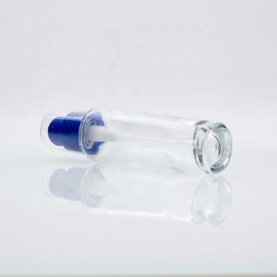 Κενή 33ml υγρή ιδρύματος αντλία ΚΑΠ Bule μπουκαλιών γυαλιού μπουκαλιών καλλυντική