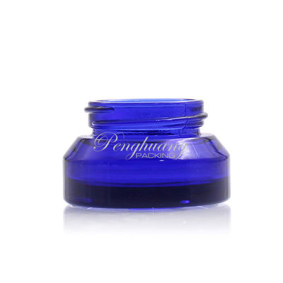 15ml - μπλε βάζο κρέμας γυαλιού μπουκαλιών 15g 30g 50g γυαλιού κοβαλτίου 200ml