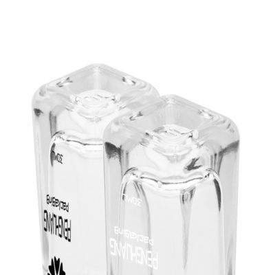 50ml μπουκάλι γυαλιού ορών με άσπρο dropper