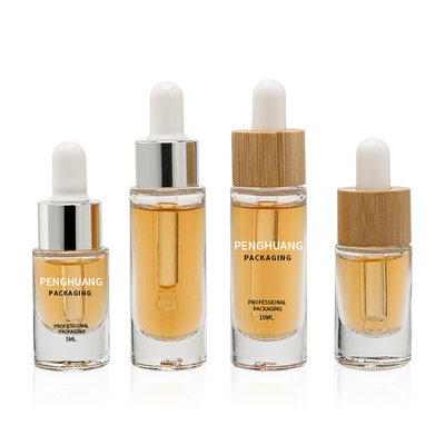 ορός γυαλιού 5ml 10ml 15ml 30ml για συσκευάζοντας dropper πετρελαίου γυαλιού προσοχής προσώπου μπουκαλιών γυαλιού skincare