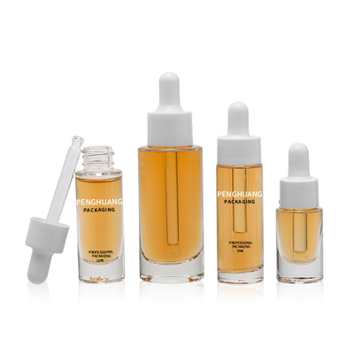 Dropper γυαλιού μπουκαλιών ορών γυαλιού 5ml 10ml 30ml καλλυντικά συσκευάζοντας μπουκάλια