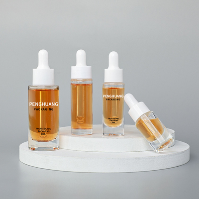 Dropper γυαλιού μπουκαλιών ορών γυαλιού 5ml 10ml 30ml καλλυντικά συσκευάζοντας μπουκάλια