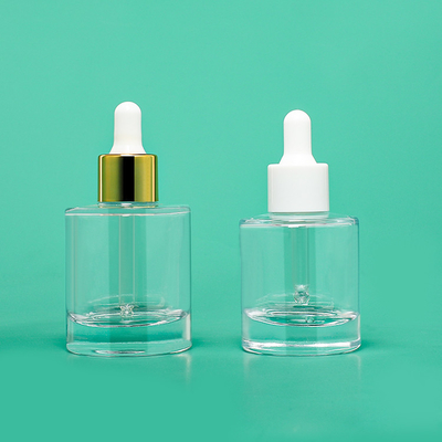 Dropper πετρελαίου ορών σαφές σιφώνιο 50ml αντλιών ώθησης μπουκαλιών γυαλιού