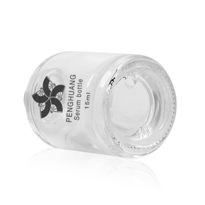 15ml κύλινδρος γύρω από το μπουκάλι γυαλιού με άσπρο πλαστικό Dropper