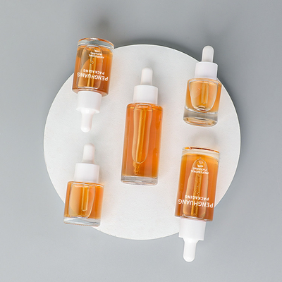 Dropper ορών 15ml 20ml 30ml 40ml 50ml συσκευάζοντας γυαλί πετρελαίου μπουκαλιών γύρω από τη μορφή