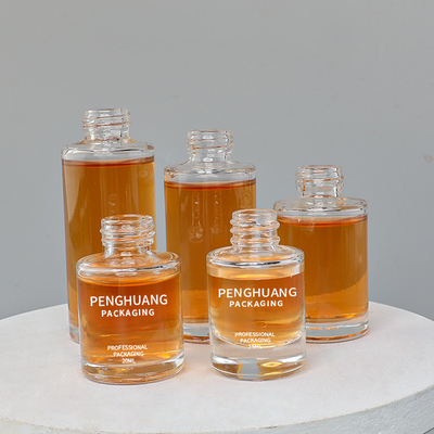 Dropper ορών 15ml 20ml 30ml 40ml 50ml συσκευάζοντας γυαλί πετρελαίου μπουκαλιών γύρω από τη μορφή