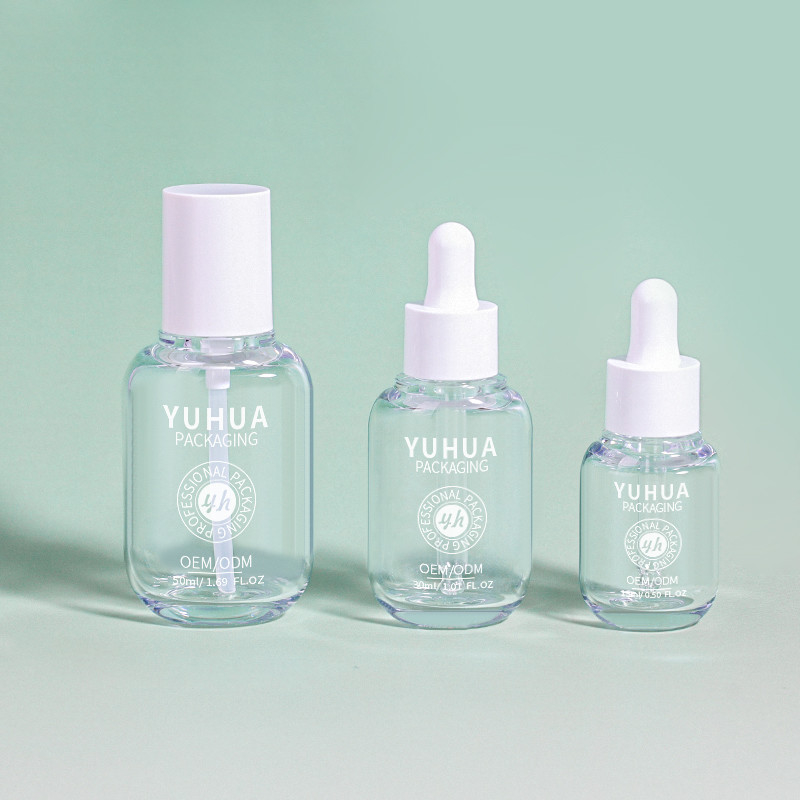 15 ml 30 ml 50 ml Μπουκάλι σταγονίδια ορού PETG Φαρμακευτική συσκευασία Καλλυντικά Φαρμακευτική συσκευασία Διαφανής κρέμα Φιαλάκι λοσιόν