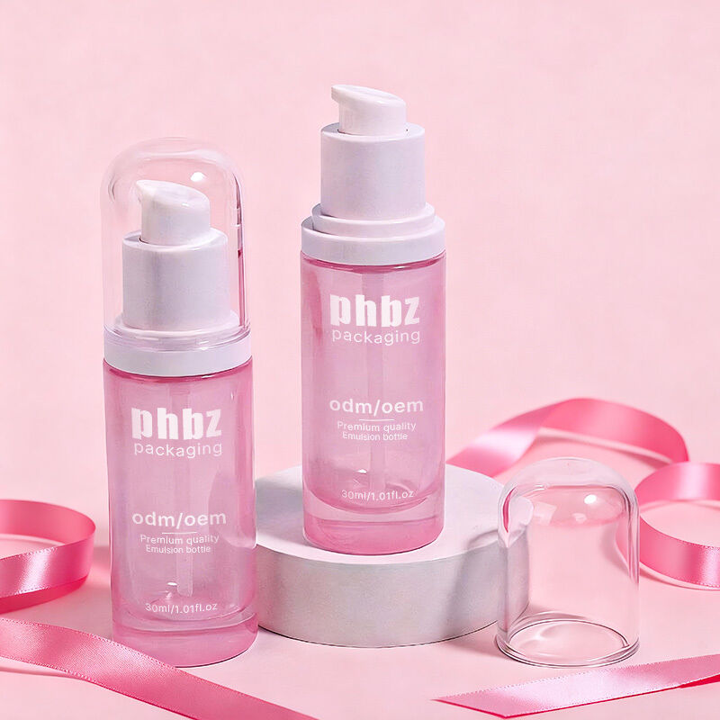 Γυάλινα μπουκάλια για λοσιόν γυαλί με εξαρτήματα αντλίας