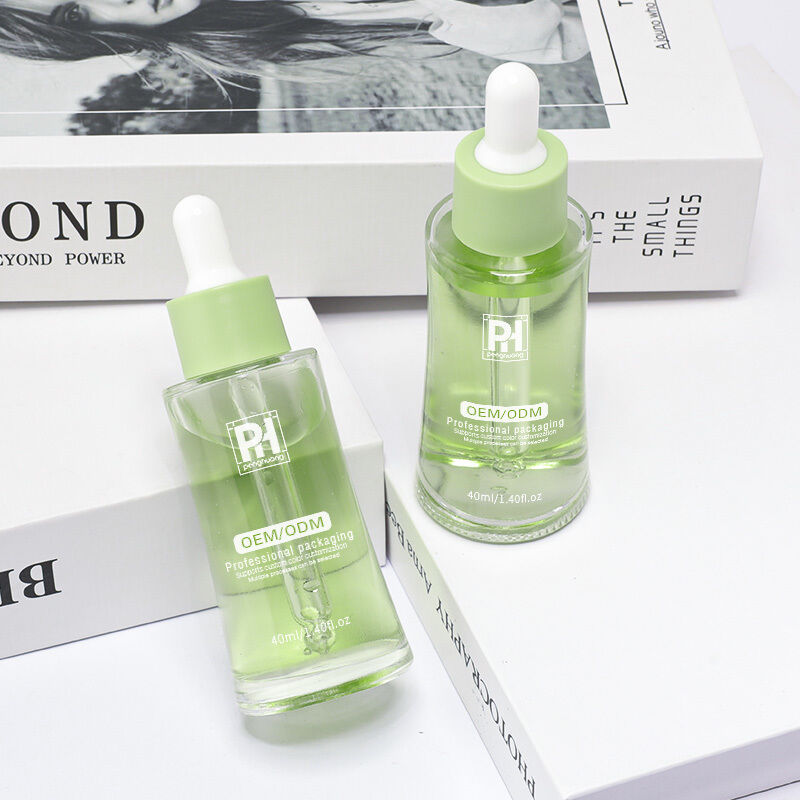 Αεροστεγείς Φιάλες Ορού με Στόμιο που Δεν Στάζει, με Προσαρμοσμένο Χρώμα και Εκτύπωση Λογότυπου, Κατάλληλες για Εφαρμογές Συσκευασίας Καλλυντικών