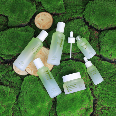PETG 50ml καλλυντικό βάζο Skincare λογότυπων ορών προσαρμοσμένο μπουκάλι
